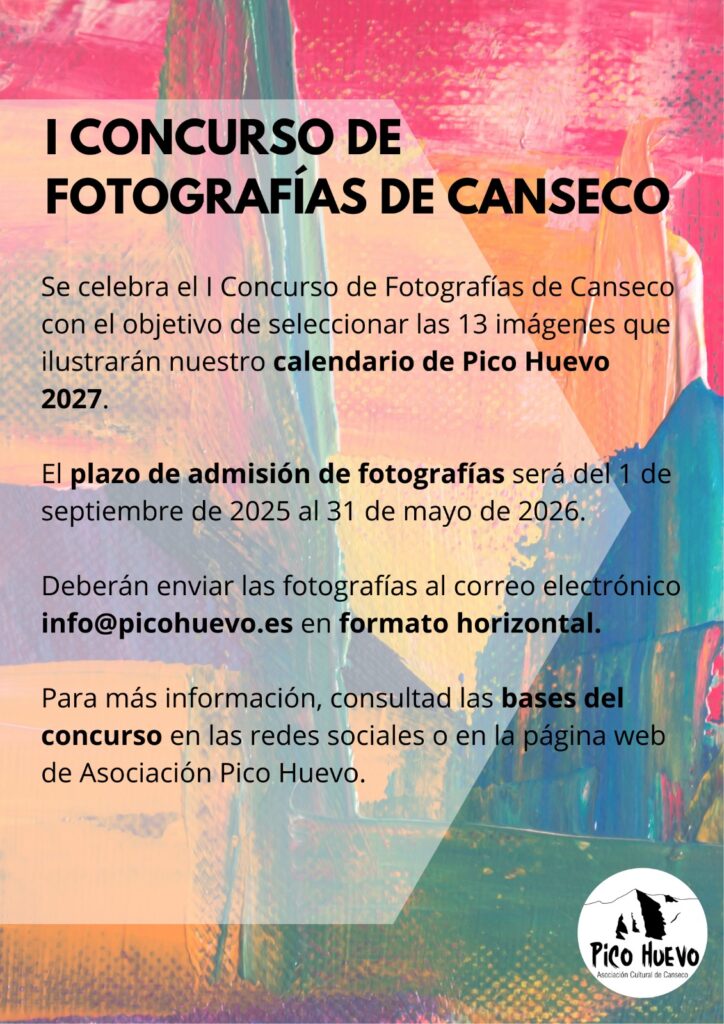 I CONCURSO DE FOTOGRAFÍAS DE CANSECO